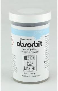 Design Master Absorbit Stem Dye for Fresh Cut Flowers Matte Finish Systemic (Ice Blue)