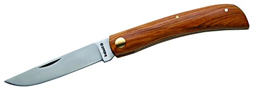 Baladéo Terroir-Messer, Rostfreier Stahl 420, Nagelhau, Slipjoint, Olivenholz-Griffschalen, Messingnieten Taschenmesser Cover