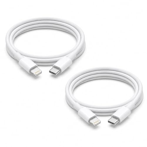 Image of Arch 27 Type C to Lightning Cable, 1M, White, Pack of 2