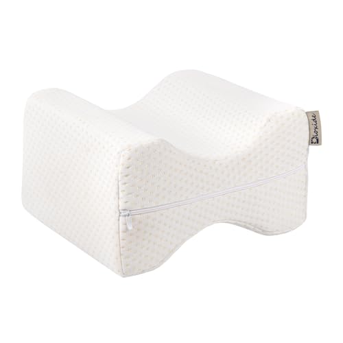 Dioxide Almohada ortopédica para Rodilla, cojín ergonómico para Caderas, Espalda, piernas, Rodillas, elección Ideal para Dormir en el Lateral