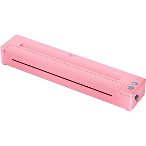 P19 Wireless Tattoo Transfer Stencil Printer, Thermal Tattoo Machine with 10pcs Free Transfer Paper, Tattoo Printer Kit for Tattoo Artists(Pink) Cover