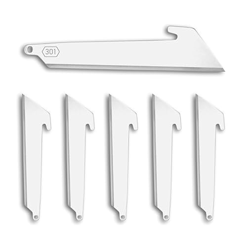 OUTDOOR EDGE 3.0 RazorSafe Utility Blade Replacement 6-Piece Pack, 3X Cutting Edge, Hand Finished Shaving Sharp