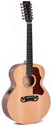 SIGMA GUITARS GJM12E Guitare électro-acoustique - Les Beatles, Paul McCartney, John Lennon, RIngo Starr, George Harrison SIGMA GUITARS GJM12E Guitare électro-acoustique
