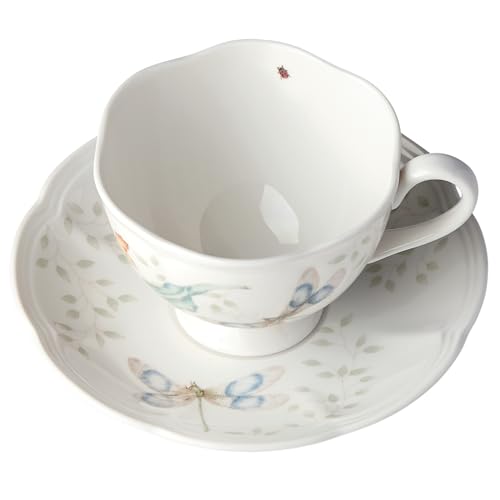 Juego Taza y Plato Lenox Butterfly Meadow miniatura 2