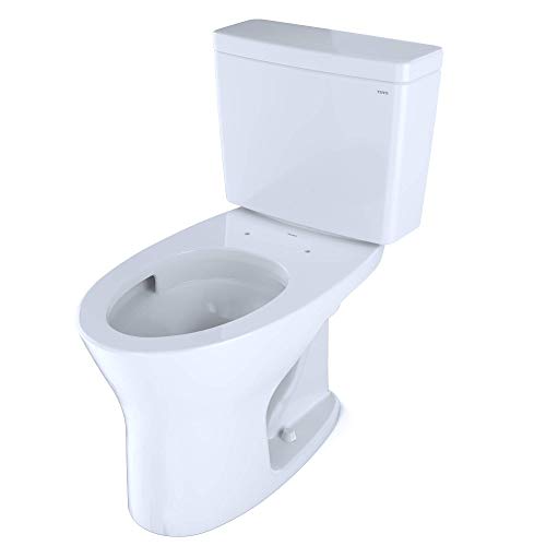 TOTO CST746CEMFG.10#01 Drake Two-Piece Elongated Dual Flush 1.28 and 0.8 GPF Universal Height