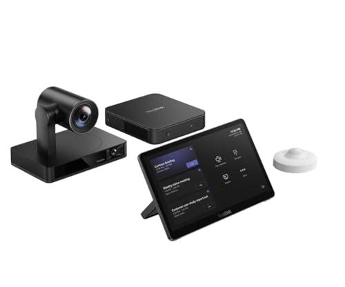 TWA Yealink Bundle of MVC860-C5-000 Teams Room System for Medium to Large Rooms Works with Zoom, RingCentral, Vonage, Connects to PC, Mac, Cell & Softphones with TWAComm Microfiber Cloth