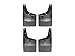 WeatherTech Custom No Drill Splash Guard MudFlaps for Ford Super Duty - Front & Rear Set (110031-120031), Black