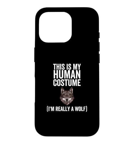 This is My Human Costume I'm Really a Wolf �n���E�B���p�[�e�B�[ �X�}�z�P�[�X iPhone 16 Pro �p