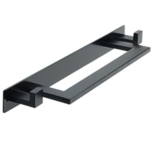 Mooche 44CM Edelstahl Handtuchhalter Schwarz