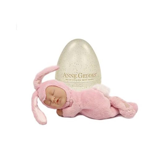 Anne Geddes Baby kanin rosa i glitter