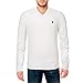 Produktbild U.S. Polo Assn. Men's Solid V-Neck Sweater (Large, Winter White)
