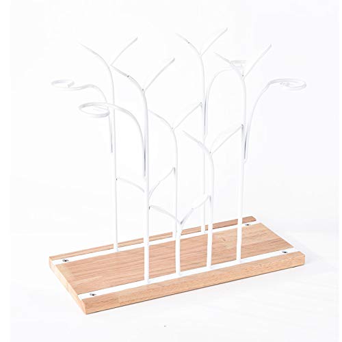 Soporte para botellas y copas para 4 vinos blanco miniatura 1