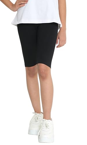 Image of TotzTouch Girls Cotton Stretchable Cycling Shorts | Girls Summer Shorts