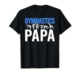 Gymnastics Papa Of A Gymnast Papa Gymnastics Papa Grandpa T-Shirt