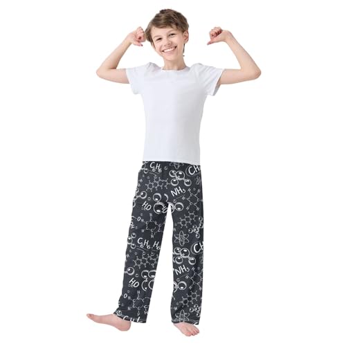 ZZXXB Cute Dalmatian Boys Long Pants Soft Trousers Elastic Waist Kids Lounge Bottoms with Pockets S-XL2