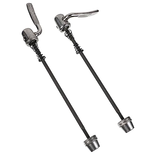 NULYLU 2 Pcs Quick Release Skewer for Bike Trainer for Road Mountain Bikes Sturdy Steel Axle
