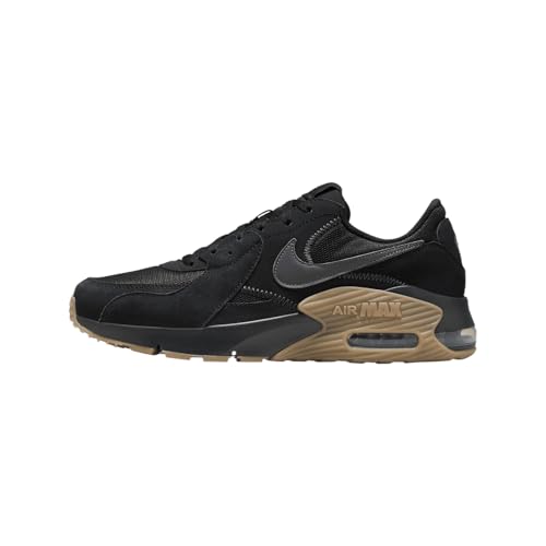 Nike Men's Air Max Excee Black/Anthracite/Gum Light Brown 13 Medium