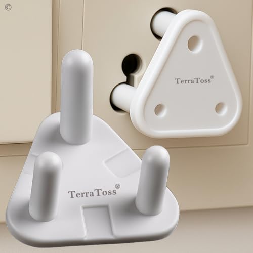 Image of Switch Board Cover for Kids Safety [6 Piece] | Socket Protector for Kids | Plug Protector Baby Safety 1Pcs-Power Plug(15A), 5Pcs-Normal Plug(5A) (6 Pieces)