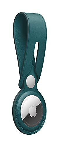 Image of Apple AirTag Leather Loop - Forest Green