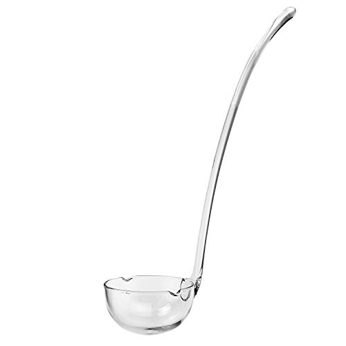 Badash - Lead Free Crystal Mouth Blown Punch Ladle L12-13"