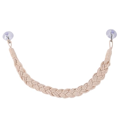 牧草のためのロープ付きの登山階段 - テラリでの登山のためにポンティが吊り下げられ、肉体的および精神的刺激爬虫類のためにおもちゃ|ヤドカリの生息地のための自然なアクセサリー、