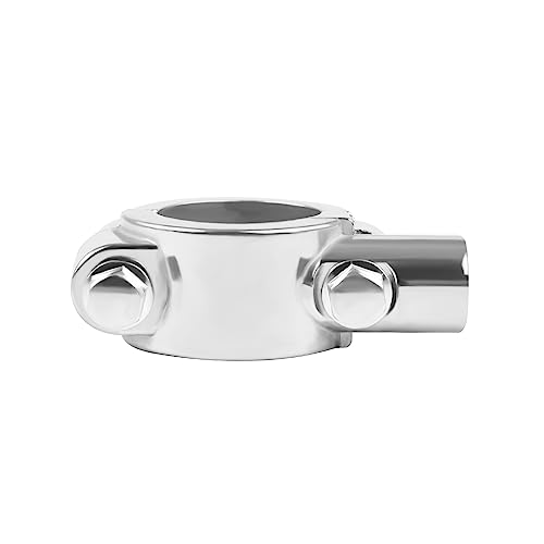 Godimg 10mm Motorrad Spiegelhalterung, Spiegel Lenkerhalterung,Universal 22mm Lenker,Chrom, für Kawasaki Suzuki ATV 4 Wheeler Quad Dirt Pit Pocket Bike Scooter