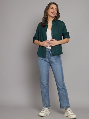 Image of FUNDAY FASHION Women's Rayon Blend Regular Fit Long Sleeve All Purpose Shirt