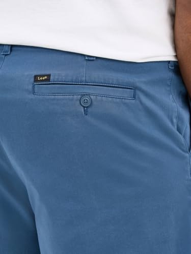 Lee Extreme Motion Herren-Shorts, Flache Vorderseite, Orionblau, 46 3