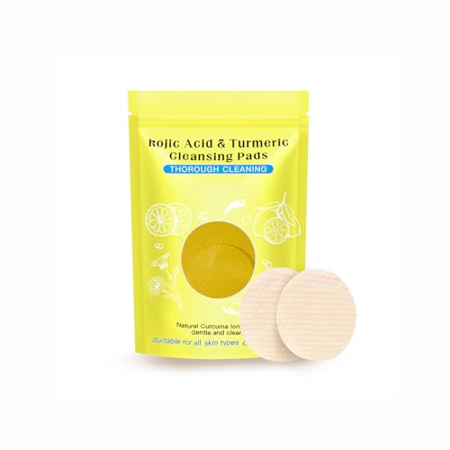 Discos Exfoliantes, Cúrcuma Ácido Kójico, Hidratante & Iluminador, Doble Cara Exfoliante & Alisante, 60 Discos, Todo Tipo De Piel (#1, 60pcs)