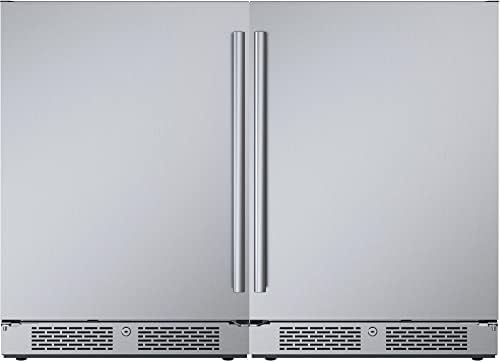 Avallon AFR242SSDUAL 48 Inch Wide 11.32 Cu. Ft. Built-In or Free Standing Side by Side Dual Compact Refrigerator