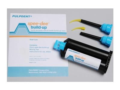 Pulpdent SBU Spee-Dee Automix Core Build-Up Material 25 mL Complete Package