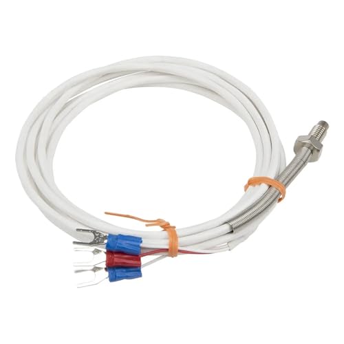 Sensor RTD PT100 M6 de tornillo FTARB02 con cable FEP de 2m para temperatura 3