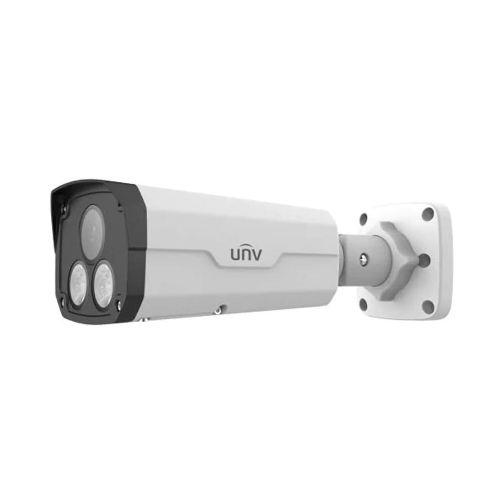 UNIVIEW UNV UN-IPC2225SE-DF40K-WL-I0 5MP HD Color Hunter Outdoor Network Bullet Camera with 4.0mm Fixed Lens, White.