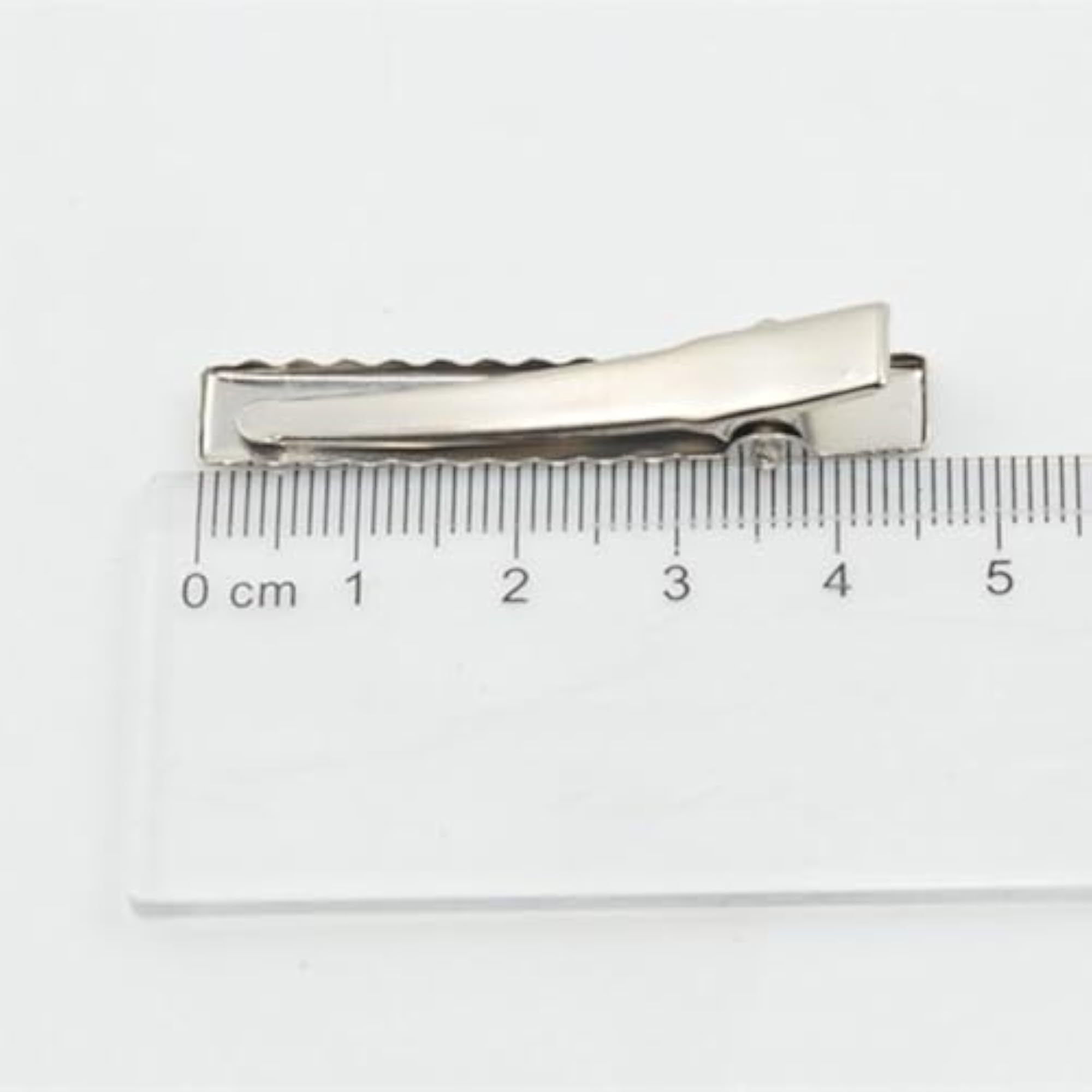 10x50pcs Assorted Size Flat Single Prong Metal Alligator Hair Clips