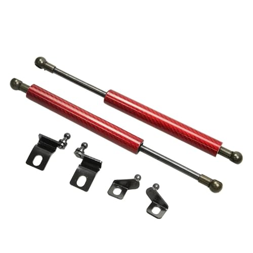 Resorte Gas Capó Modificación Capó Delantero Puntales Gas Soporte Elevación Amortiguadores Barra Apoyo Resortes Para Subaru Para Legacy Para Outback BP Para Wagon Puntales Gas(Red carbon fiber)