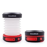 GoodBulb Compact Solar Lantern - Collapsible Lantern - Camping Accessories - Solar Lights - LED Rechargeable Light - USB Power Bank