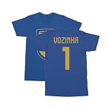 Cape Verde 2026 Soccer Vozinha 1 Jersey-Style Unisex T-Shirt (Royal, Small)