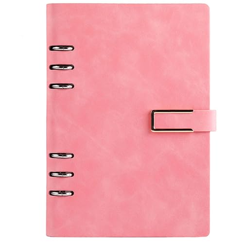 RONGSHEN Notebook Riutilizzabile Notebook a Fogli mobili Blocco Note Rimovibile Blocco Note per riunioni d'ufficio La Fibbia a Forma di U può Essere Donata a familiari e Amici