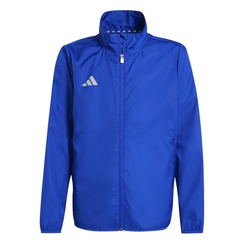 Veste running enfants adidas coupe-vent bleu roi réfléchissant