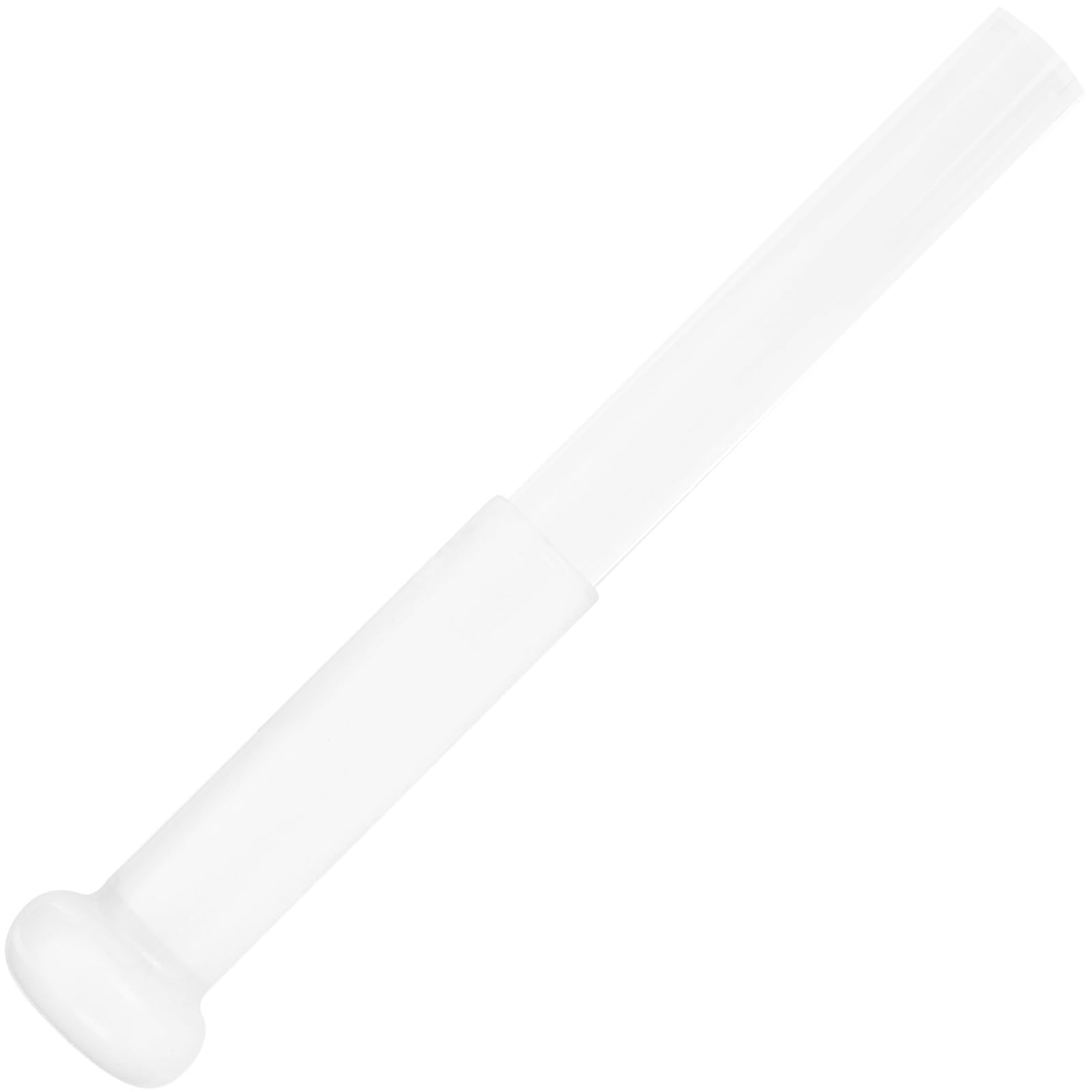 Hemoton Crystal Singing Bowl Mallet Stick 7.87 Inch with Silicone Rubber Striker and Acrylic Base for Meditation Sound Healing and Sound Bath Instruments