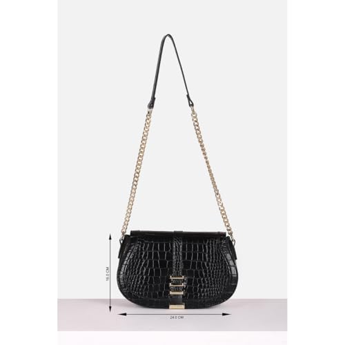 Image of Van Heusen Women's Chic Sling Bag |Textured Bag |Detachable Strap