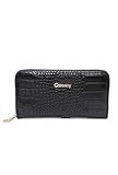 portefeuille lancaster noir croco DIMENSIONS : L 20 x H 10 x I 2 cm