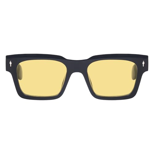 Image of Peter Jones I Zero Power Blue Cut Computer Glasses I Retro Square Shape I Gaming Glasses I UV Protected & Blocks Harmful Rays I Men & Women I Large Square 3804