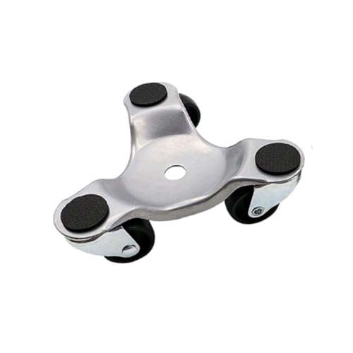 Alnicov 1 pièces Rouleaux de Meubles, Rouleaux de Transport, 3 roulettes pivotantes, Aide au déplacement de la Planche à Rouler, Durable et Facile à...