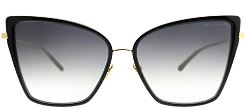 Sunglasses Dita SUNBIRD 21013 A-BLK-GLD Black18K Gold w/ Dark Grey to Clear-AR2