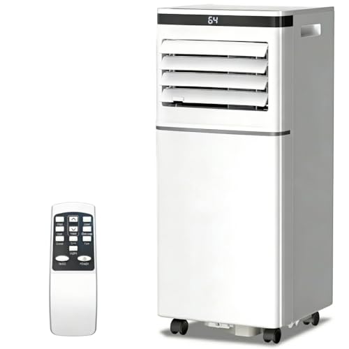 Image of Electactic 8000 BTU Portable Air Conditioner for Bedroom, Quiet 4-in-1 Portable AC Unit with Cooling, Dehumidifier & Fan Modes, Sleep Mode, Remote Control & 24H Timer