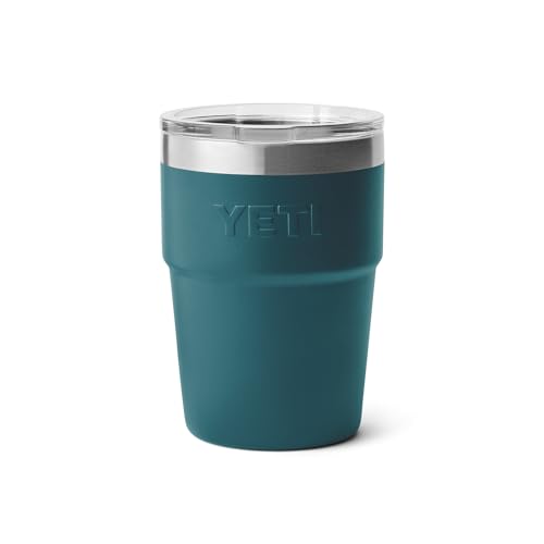 Image of YETI Rambler 16 oz Stackable Tumbler, Vacuum Insulated, Stainless Steel with MagSlider Lid