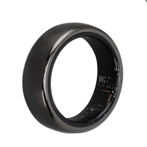 Smart Ring, Aluminum Alloy Lightweight Multifunctional Sleep Monitoring Fitness Ring, with Charging Case, for Health Monitoring (Size 20)