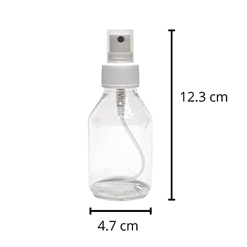 4 Frascos Spray Borrifador 100ml Baixo