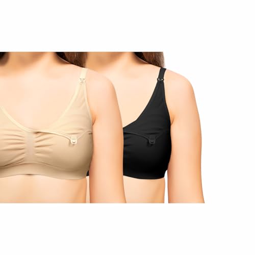 Image of NewMom Women's Lycra Non Padded Non-Wired Maternity Bra